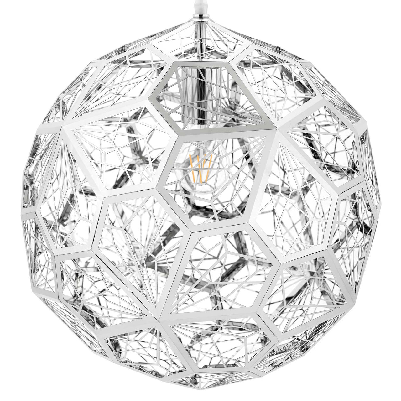 Zorvane Chandelier, Silver