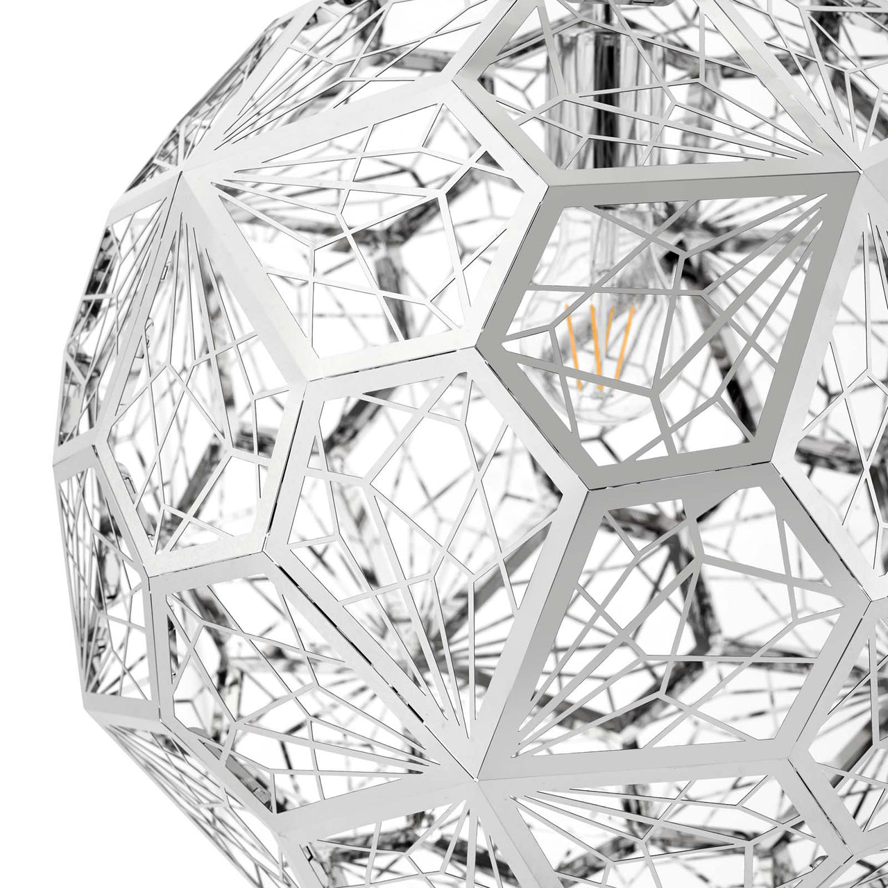 Zorvane Chandelier, Silver