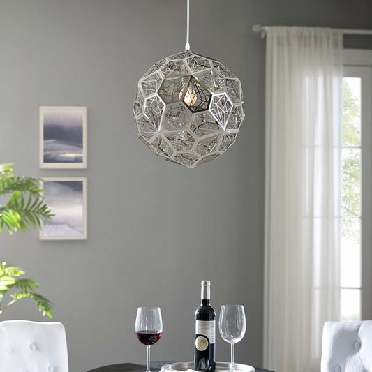 Zorvane Chandelier, Silver