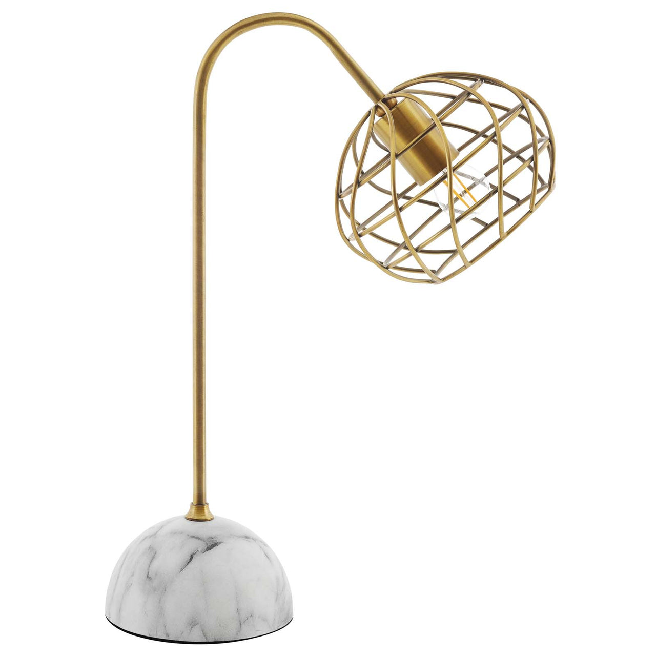 Aurressa Table Lamp, Gold