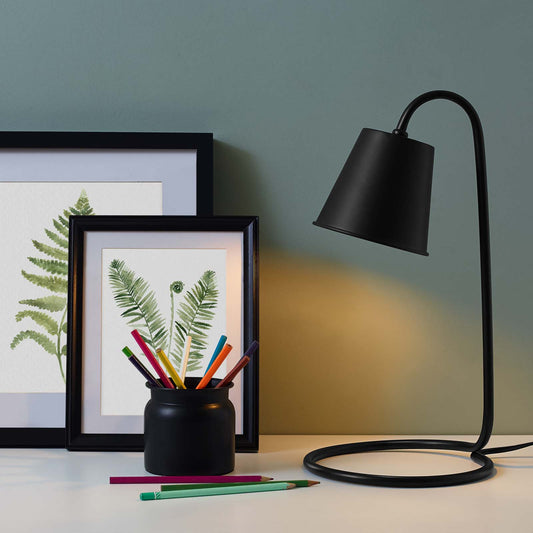 Isoldean Table Lamp, Black