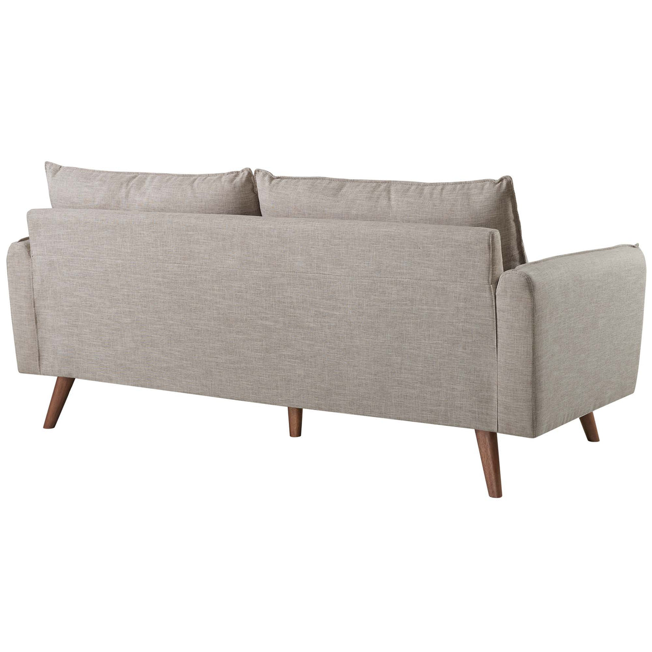 Marindi Plush Fabric Sofa, Beige