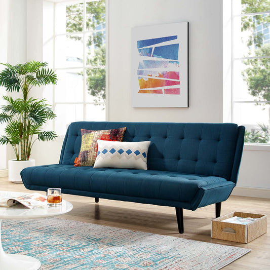 Mavelyn Fabric Futon, Azure