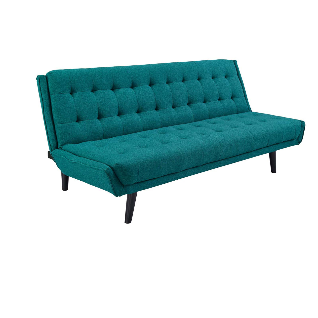 Mavelyn Fabric Futon, Teal