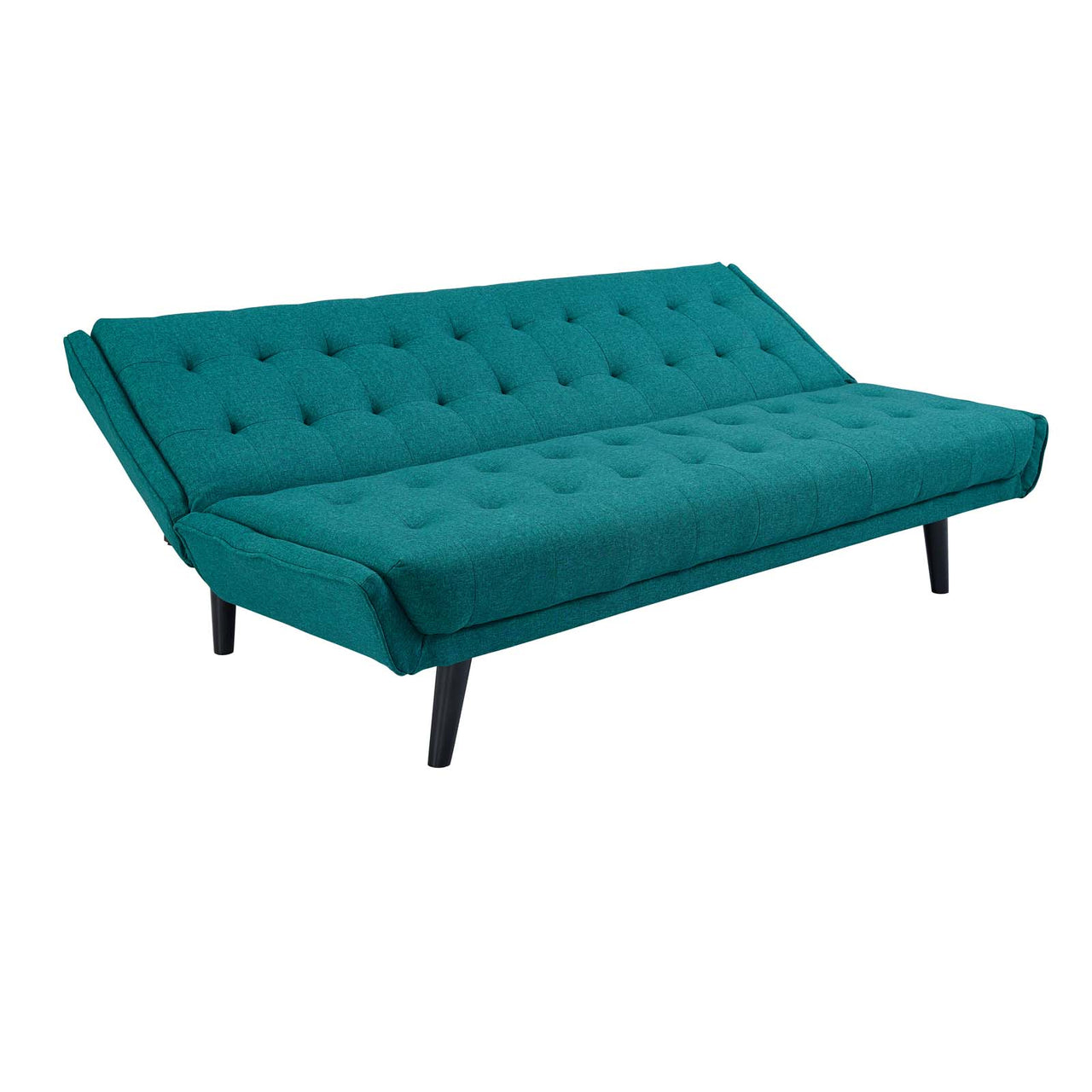 Mavelyn Fabric Futon, Teal