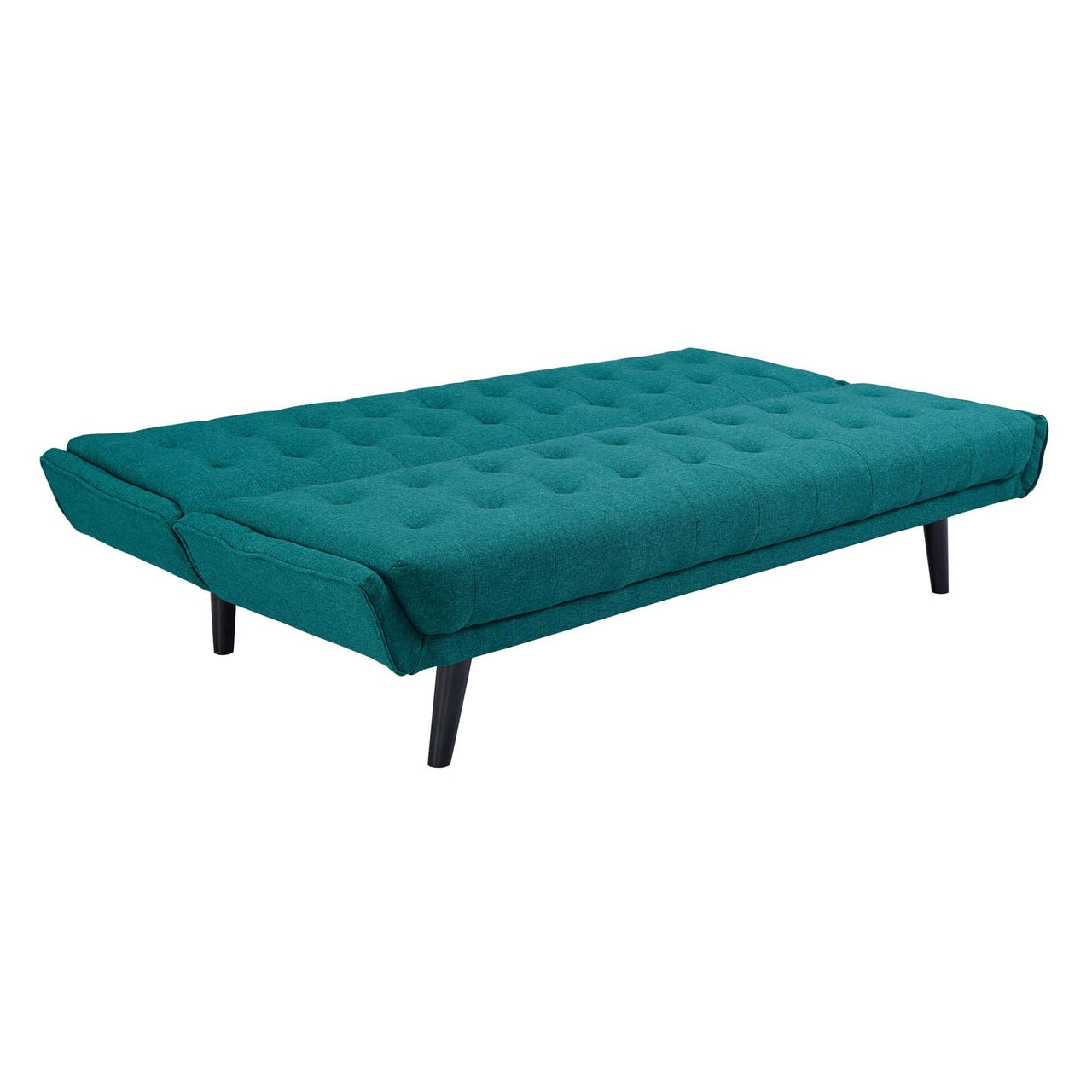 Mavelyn Fabric Futon, Teal