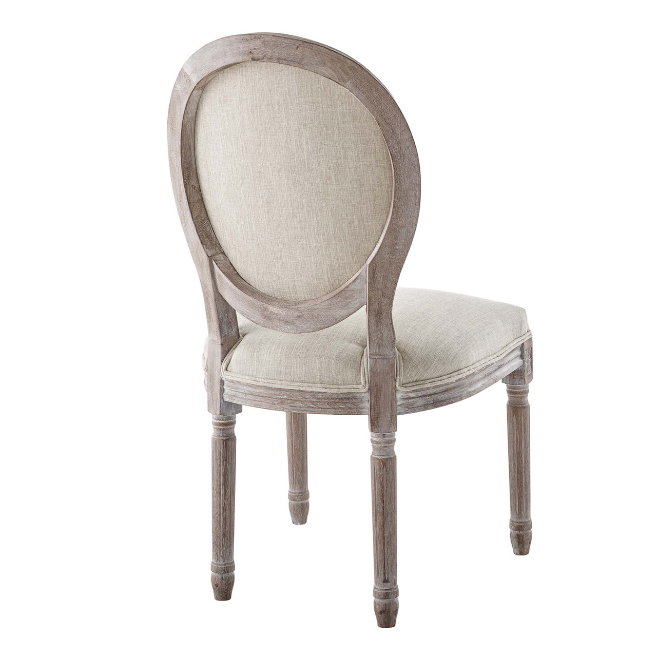 Genevre Upholstered Dining Chair Set of 2, Beige