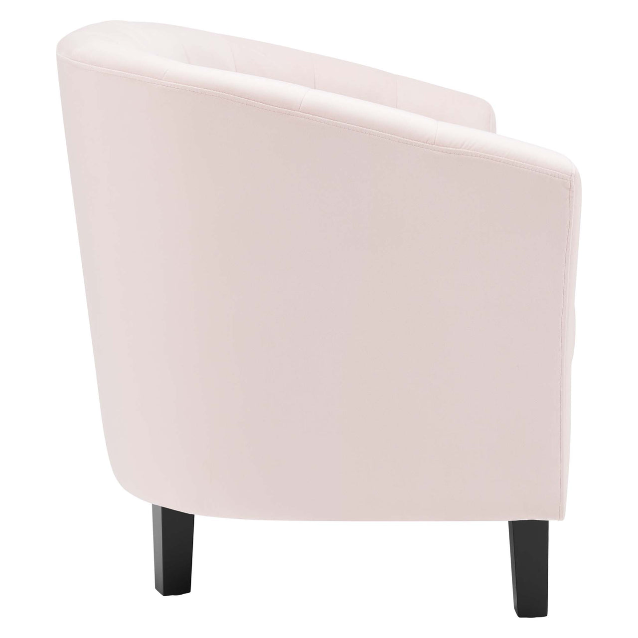 Alessa Upholstered Velvet Loveseat, Pink