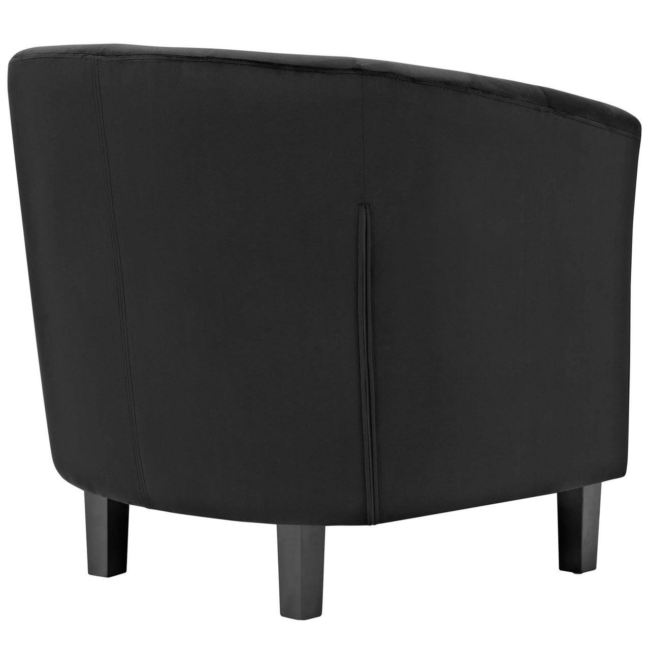 Alessa 2-Piece Upholstered Velvet Armchair Set, Black