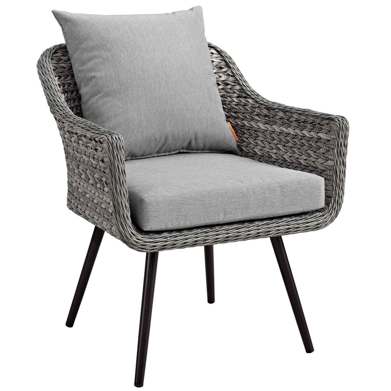 Stratus 3-Piece Alfresco Woven Loveseat and Armchair Set, Gray