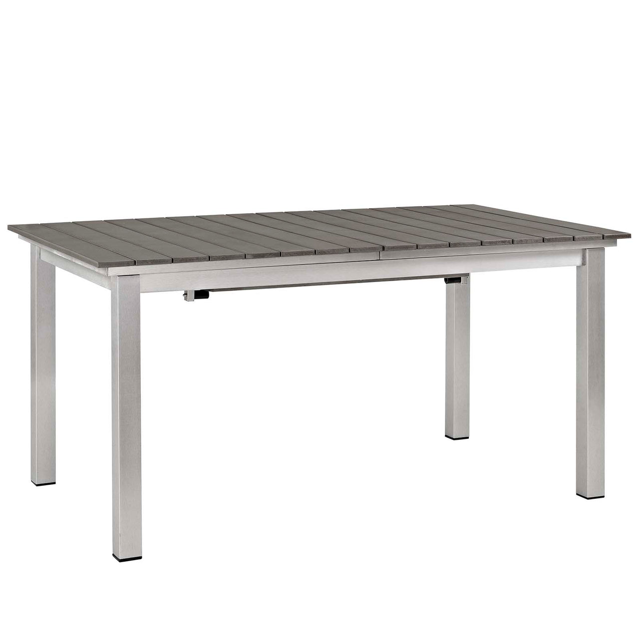 Shorea 7-Piece Alfresco Dining Set, Silver & Gray
