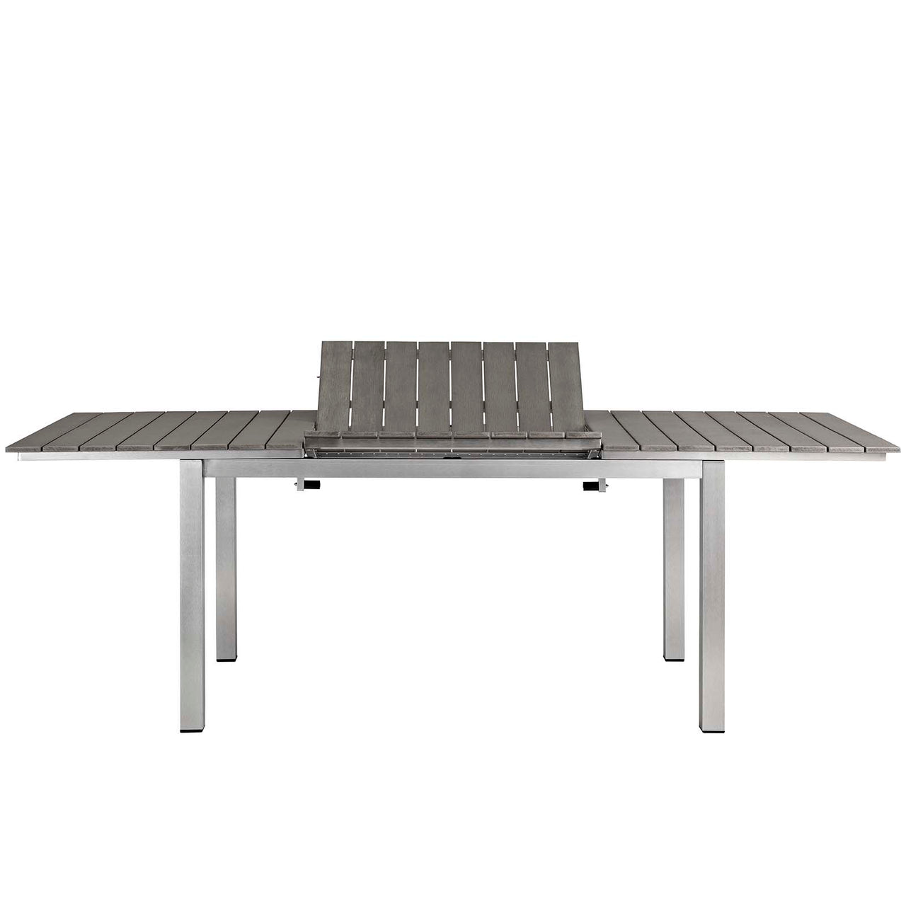 Shorea 7-Piece Alfresco Dining Set, Silver & Black