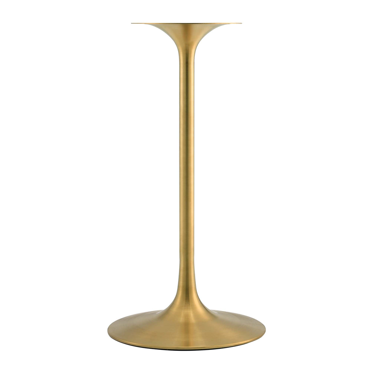Ensemble Round Bar Table, Gold & White