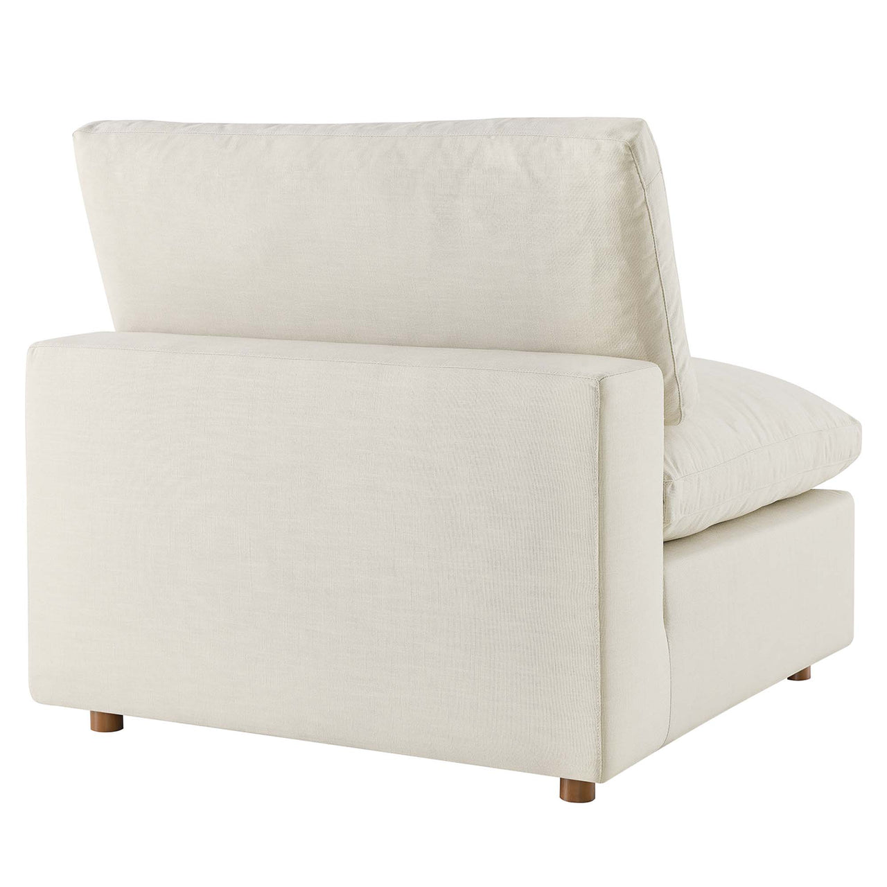 Angelic Cloudblend Armless Chair | Modular Sectional Component, Light Beige