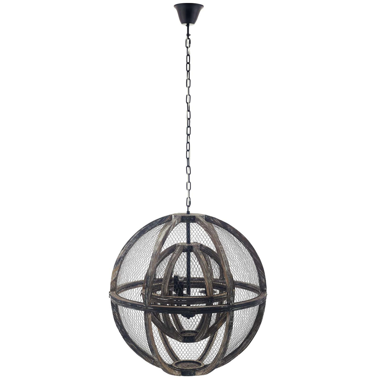 Harness Pendant Light Chandelier, Brown