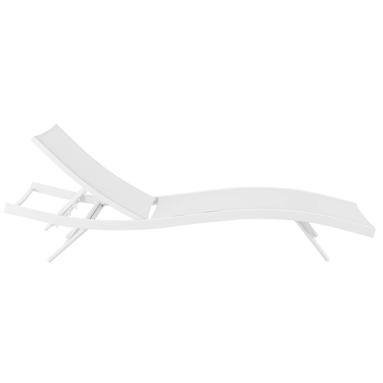 Dive Alfresco Chaise Sunlounger, White