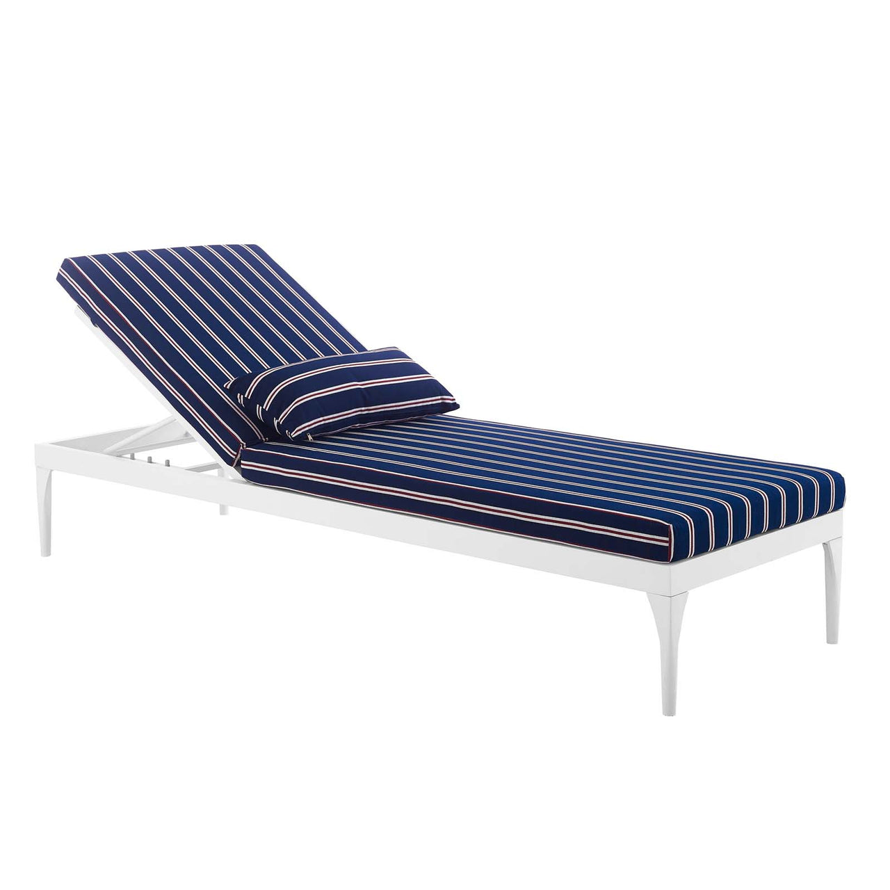Viewpoint Sunlounger Chair, Striped Navy