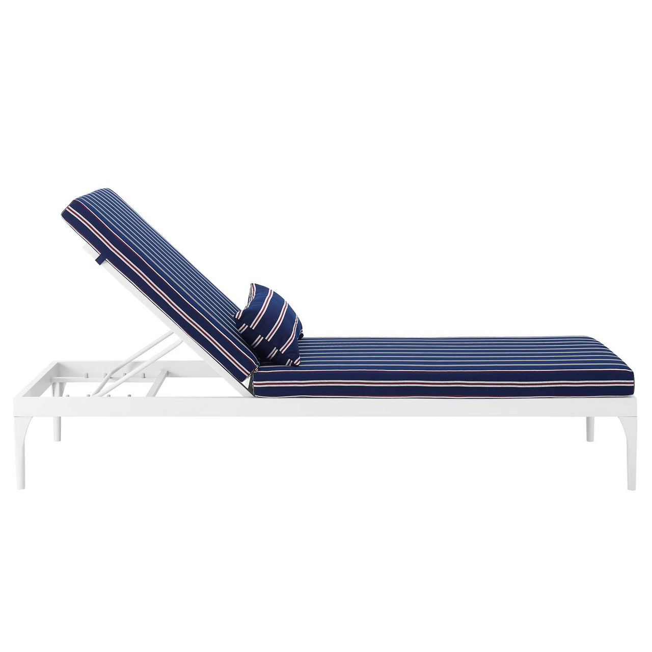 Viewpoint Sunlounger Chair, Striped Navy