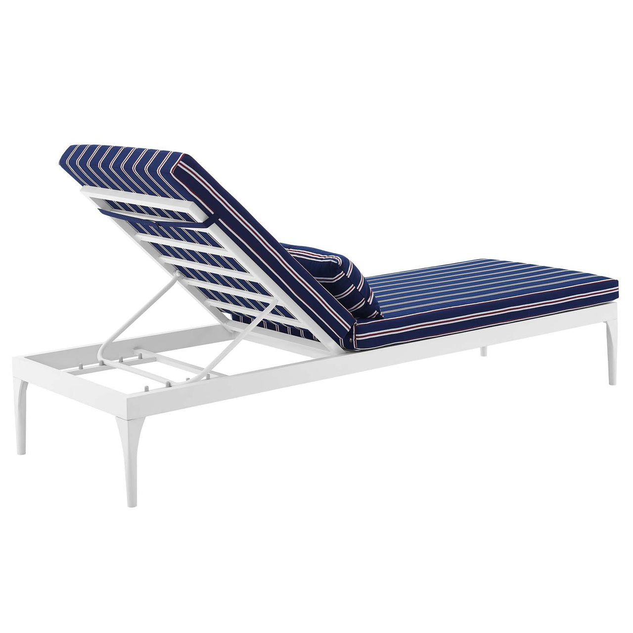 Viewpoint Sunlounger Chair, Striped Navy