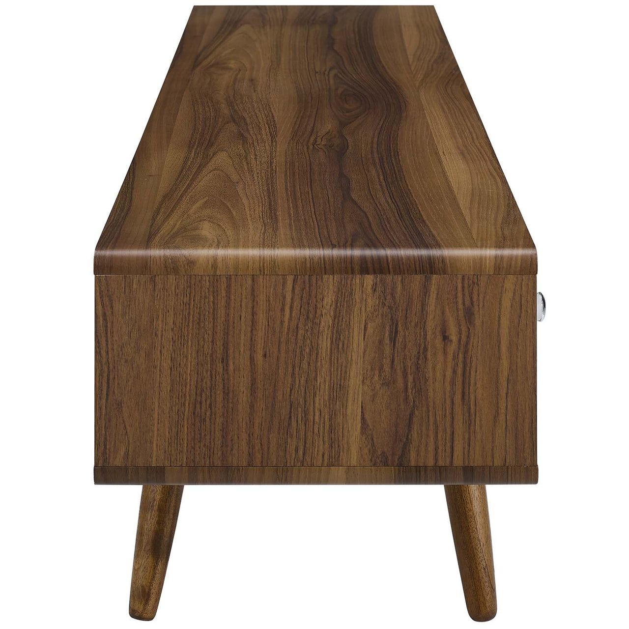 Erisen TV Stand, Large, Walnut & White