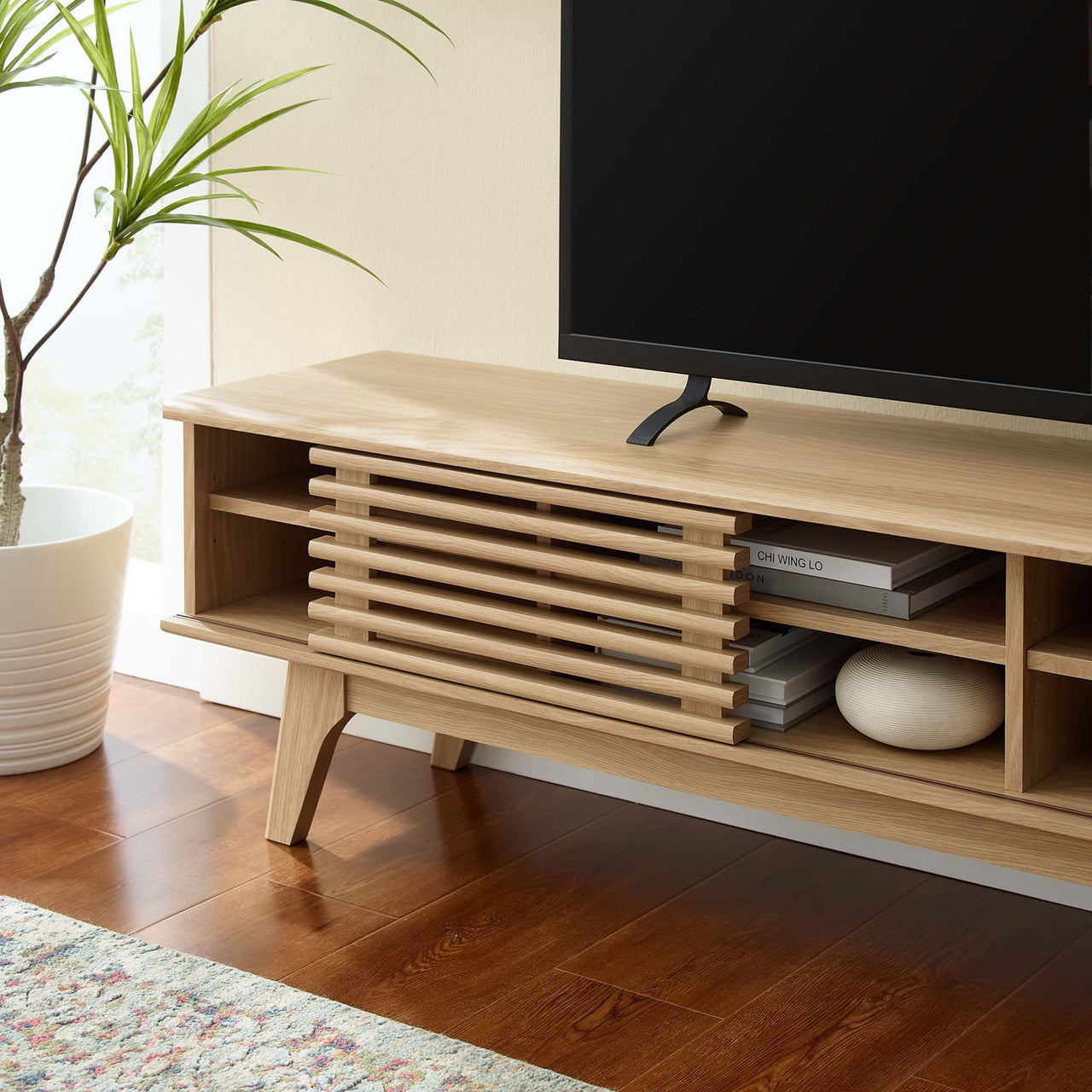 Ventra Entertainment Center, Large, Oak