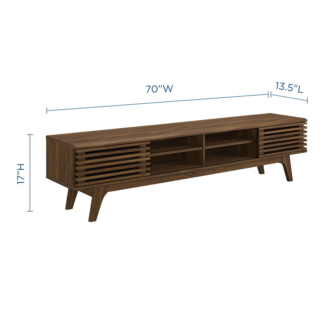 Ventra Entertainment Center, Large, Walnut