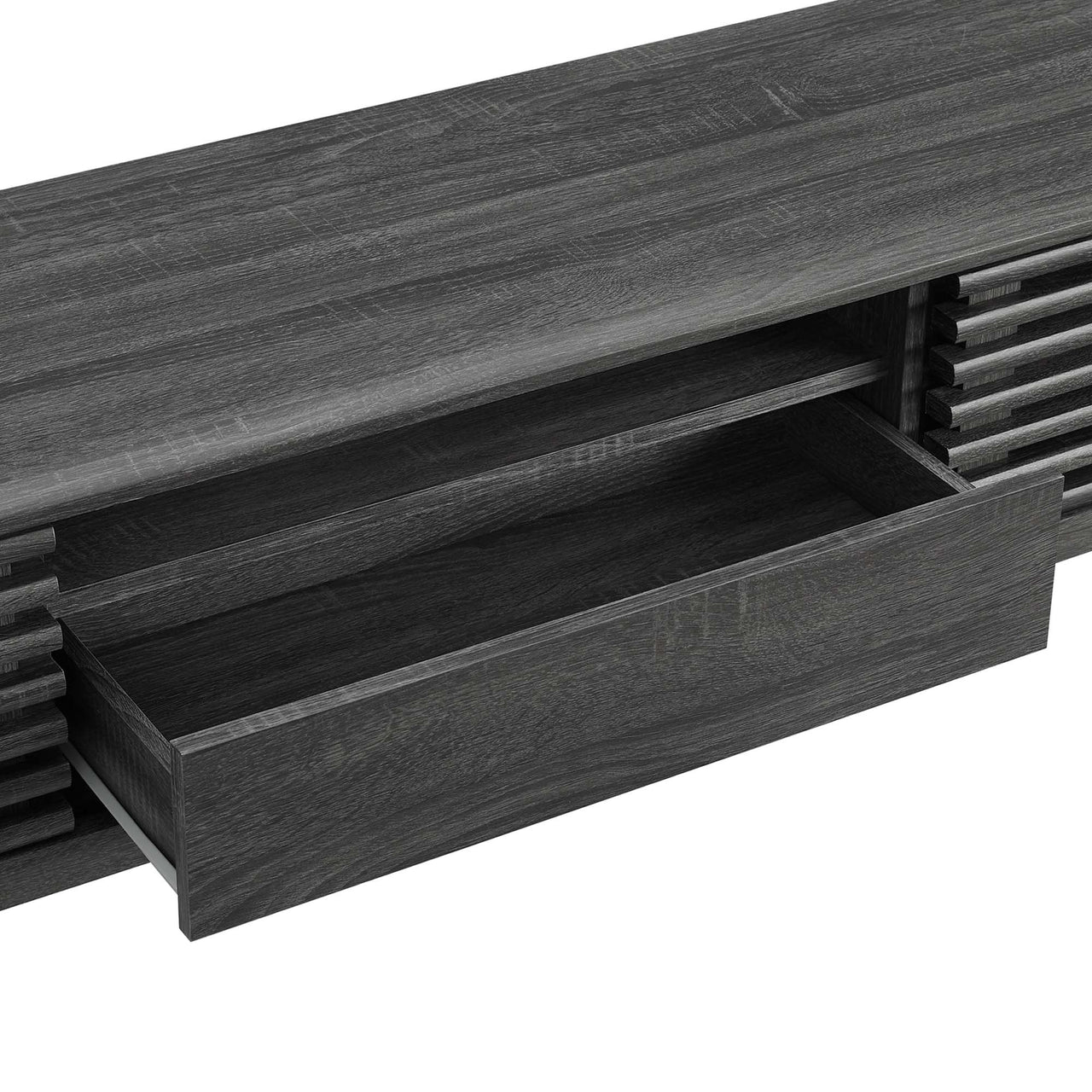 Ventra TV Stand, Large, Charcoal