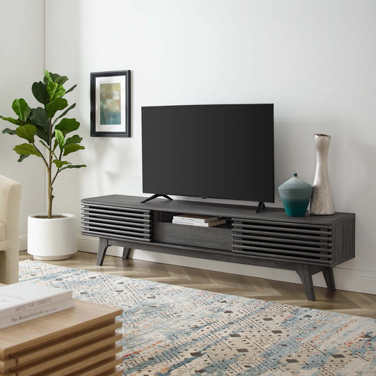 Ventra TV Stand, Large, Charcoal