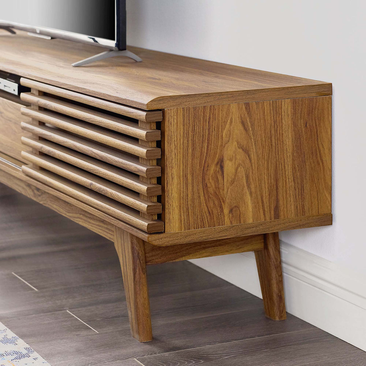Ventra TV Stand, Large, Walnut
