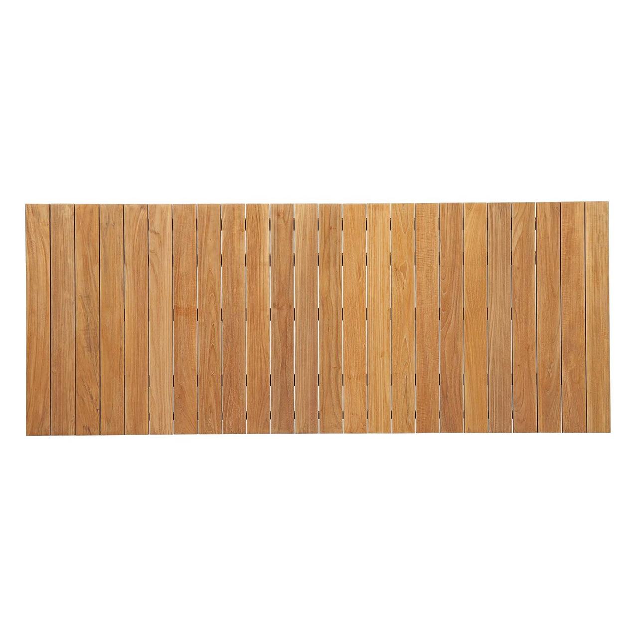 Shorehaven 9-Piece Alfresco Teak Dining Set, Natural Wood