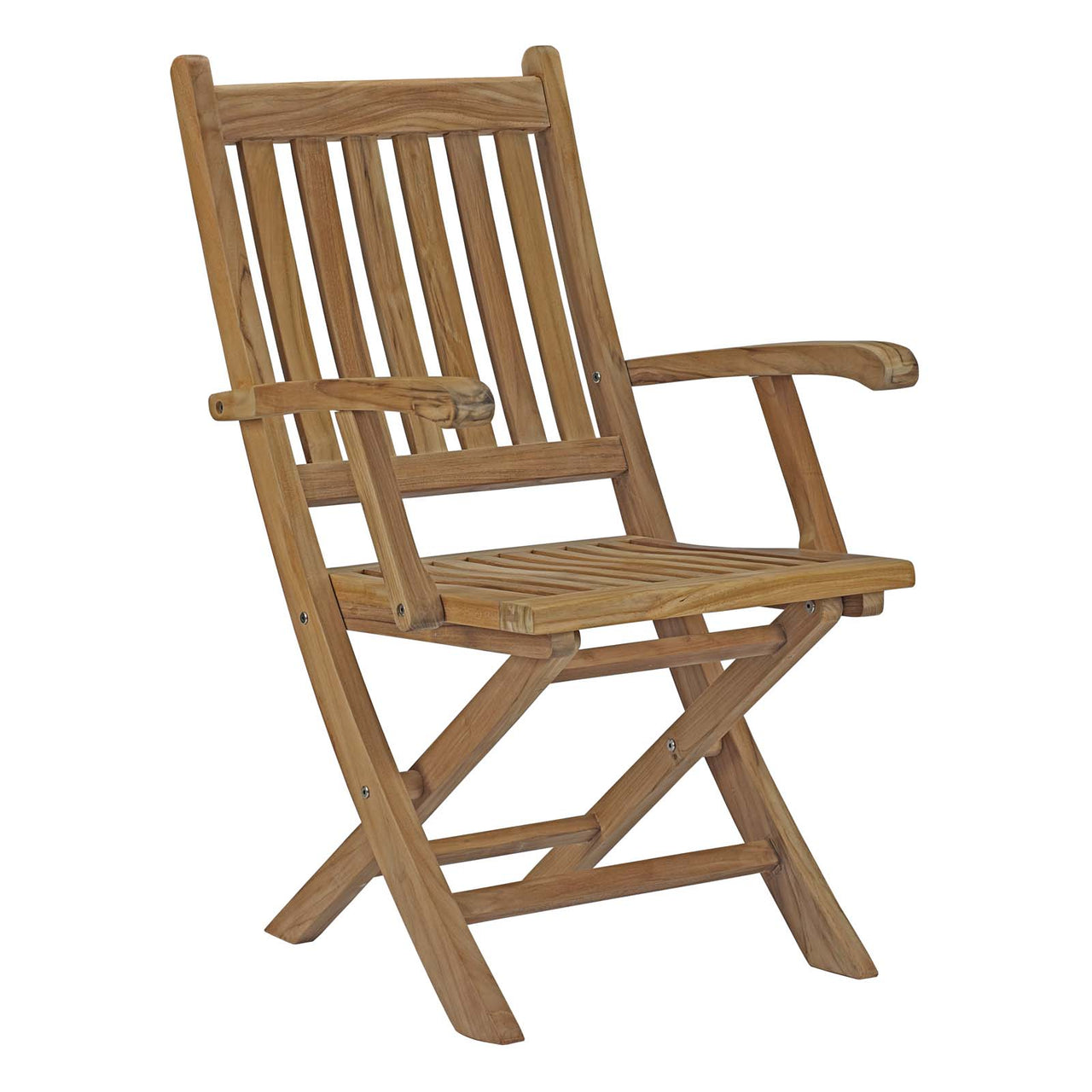 Shorehaven 9-Piece Alfresco Teak Dining Set, Natural Wood