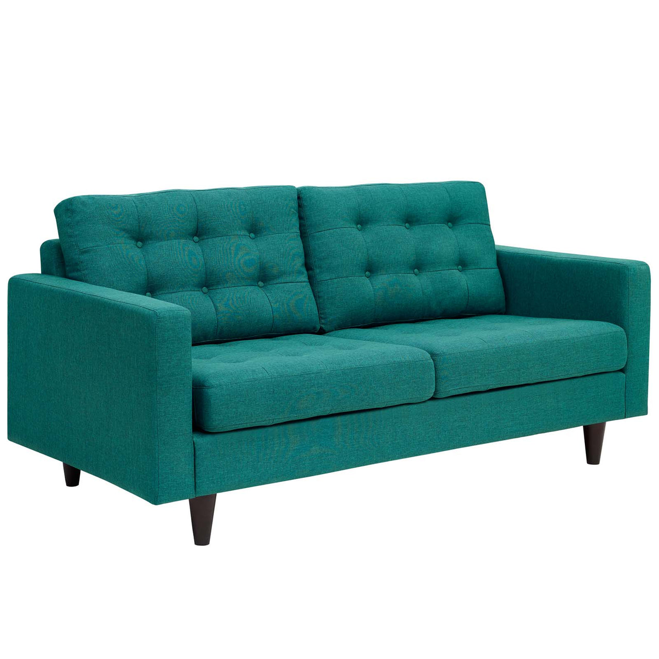 Dynasty Sofa & Loveseat Set, Teal