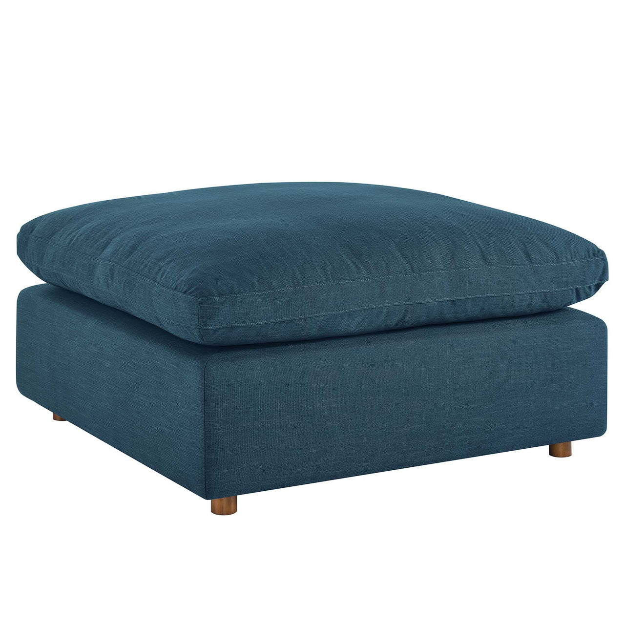 Angelic Cloudblend Ottoman | Modular Sectional Component, Azure