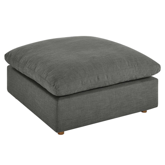Angelic Cloudblend Ottoman | Modular Sectional Component, Gray