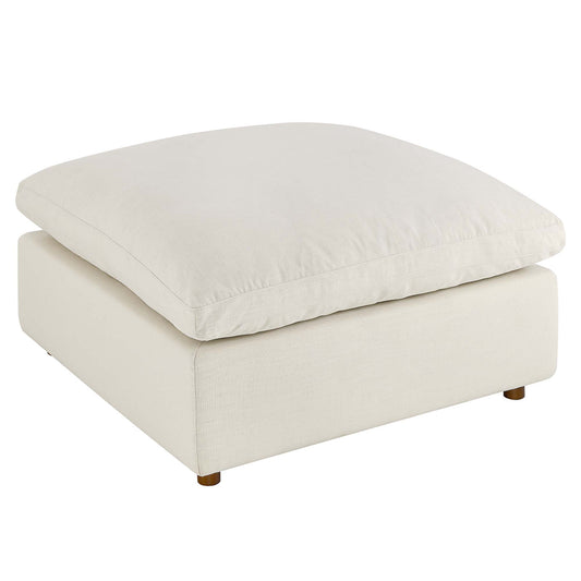 Angelic Cloudblend Ottoman | Modular Sectional Component, Light Beige