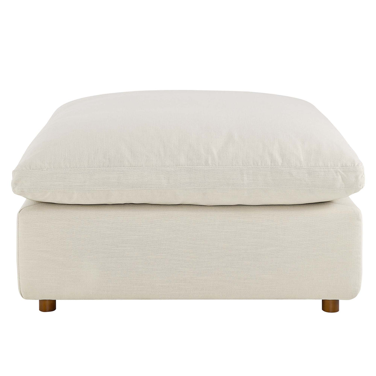 Angelic Cloudblend Ottoman | Modular Sectional Component, Light Beige