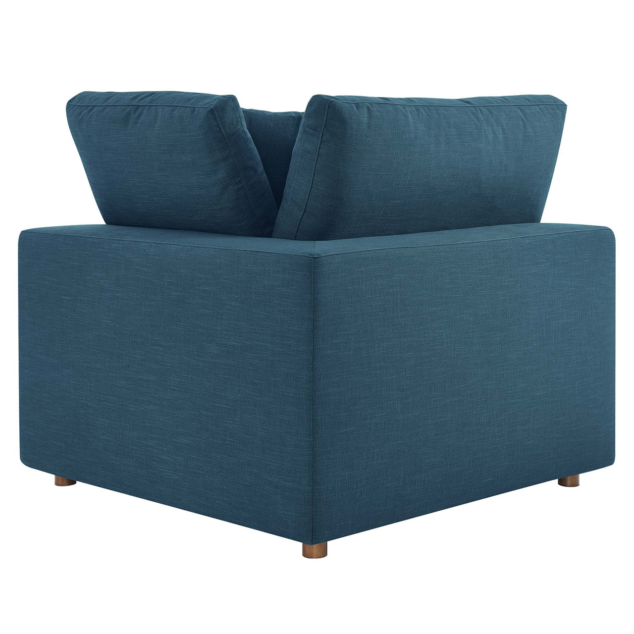 Angelic Cloudblend Corner Chair | Modular Sectional Component, Azure