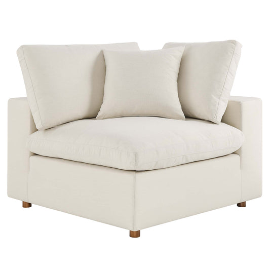 Angelic Cloudblend Corner Chair | Modular Sectional Component, Light Beige