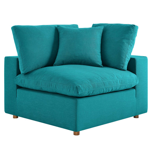 Angelic Cloudblend Corner Chair | Modular Sectional Component, Teal