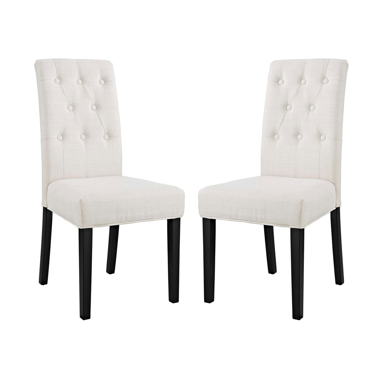 Octave Fabric Dining Chair Set of 2, Beige