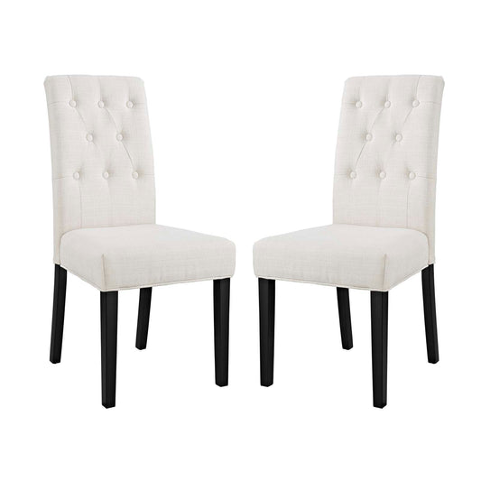 Octave Fabric Dining Chair Set of 2, Beige