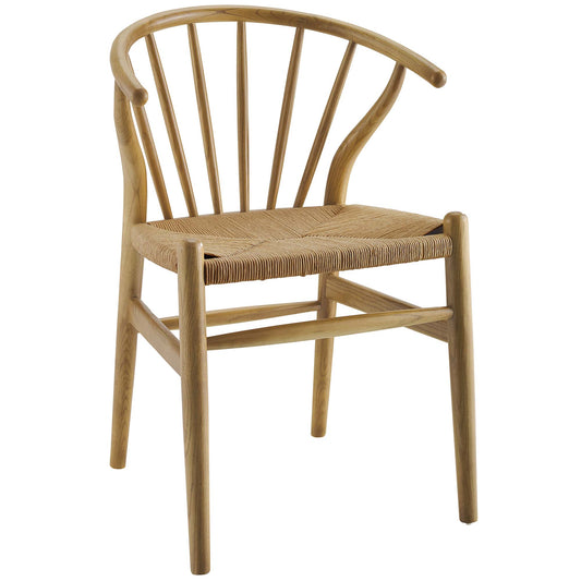Kate Dining Chair, Natural Wood
