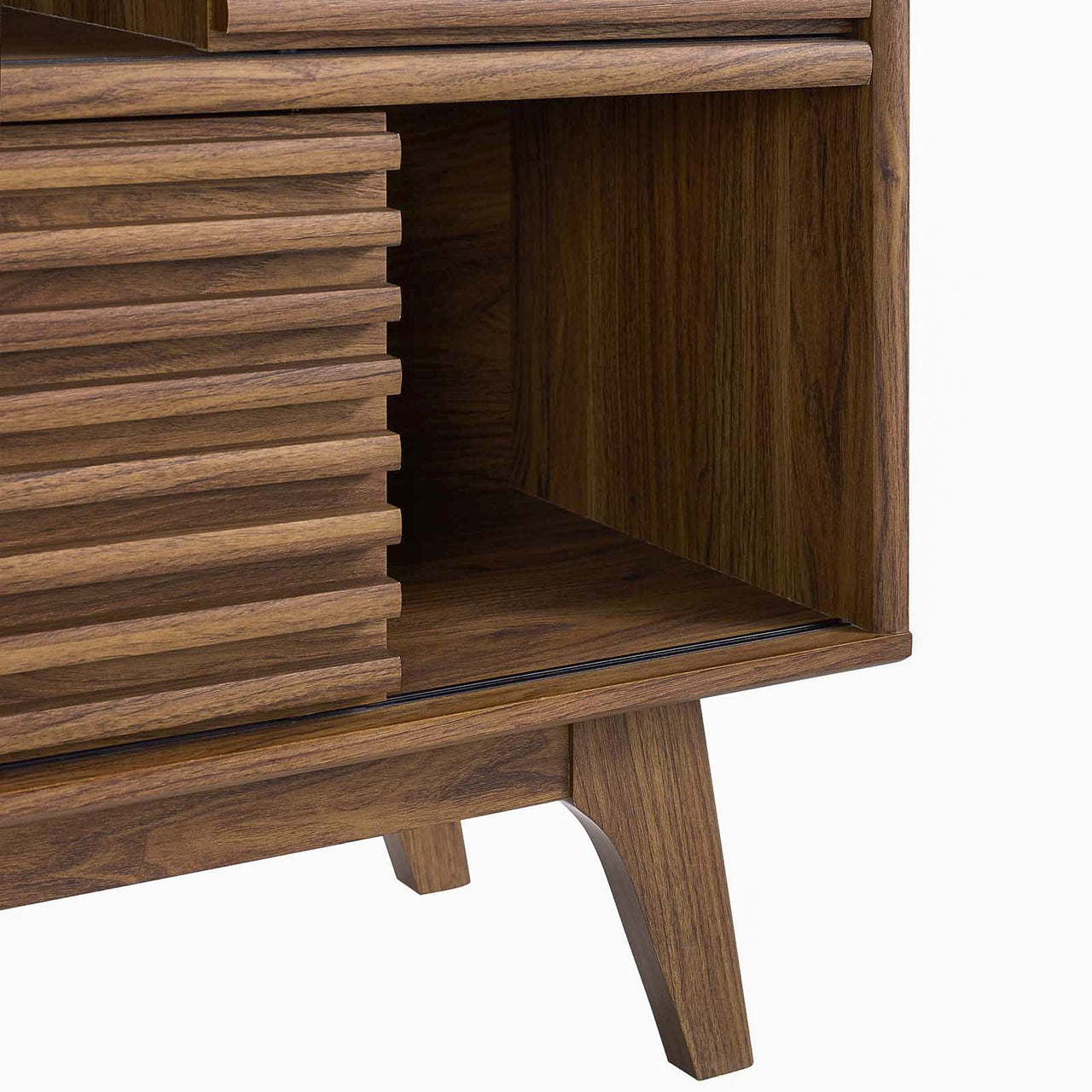 Ventra Storage Cabinet Stand, Walnut