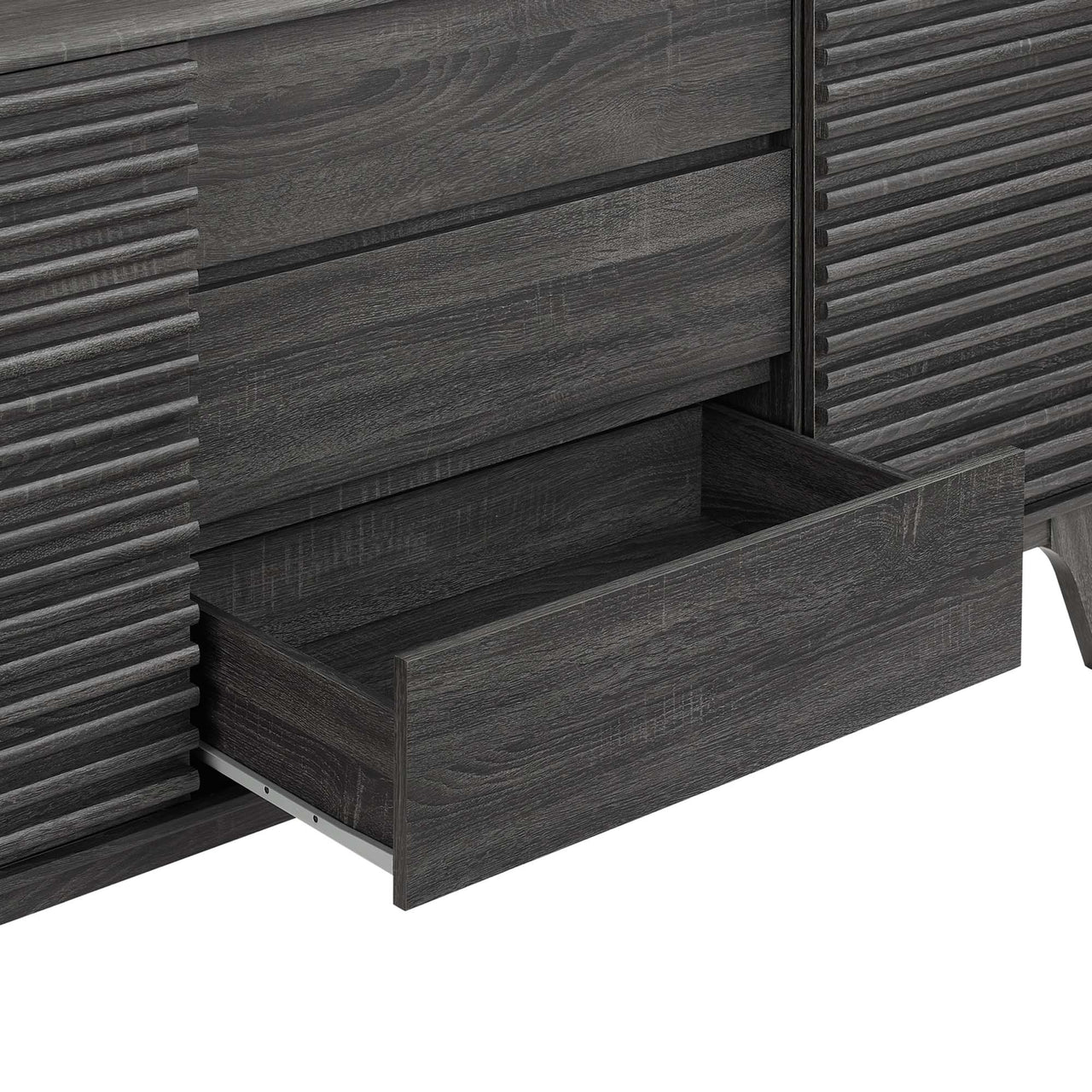 Ventra Sideboard Buffet Table | TV Stand, Medium, Charcoal