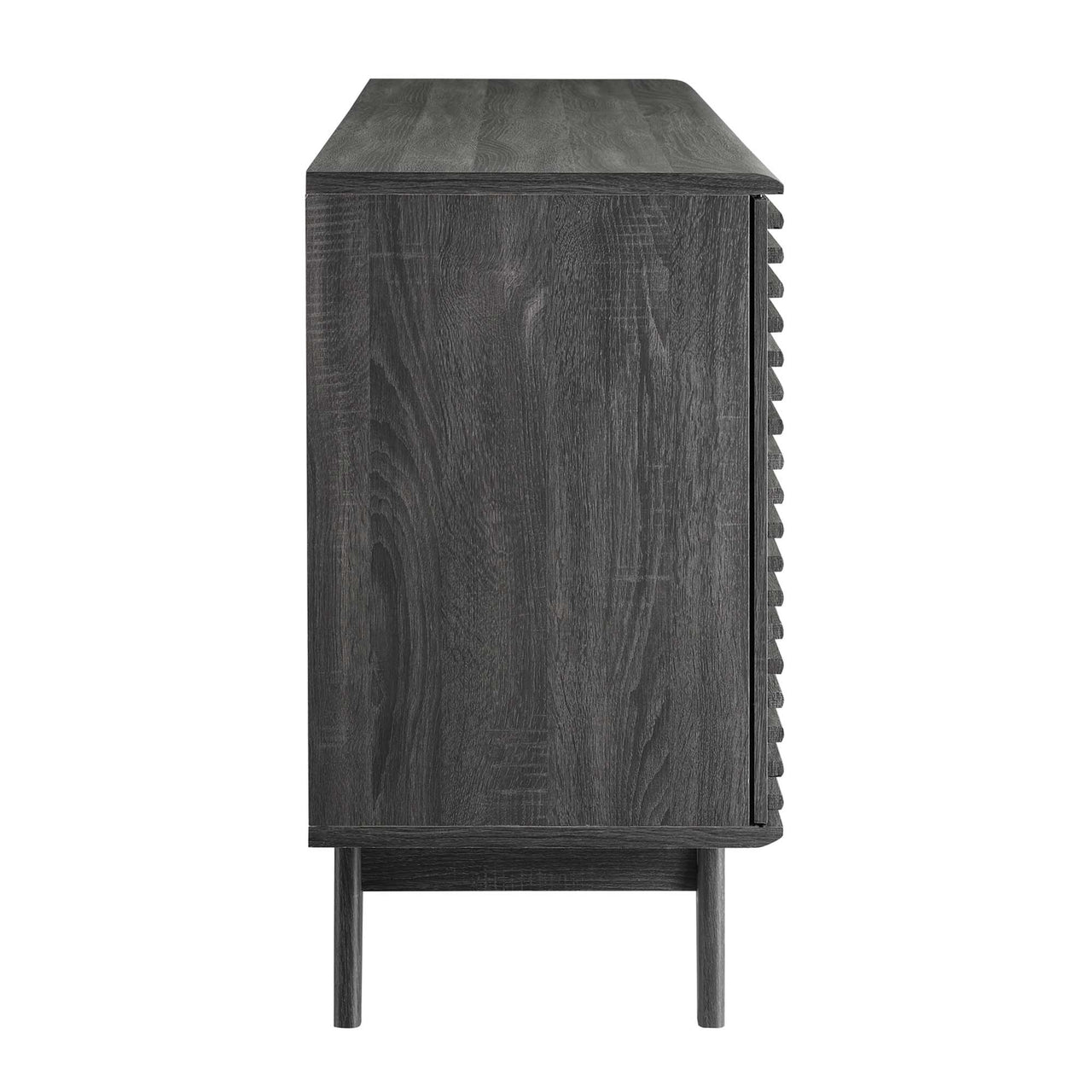Ventra Sideboard Buffet Table | TV Stand, Medium, Charcoal
