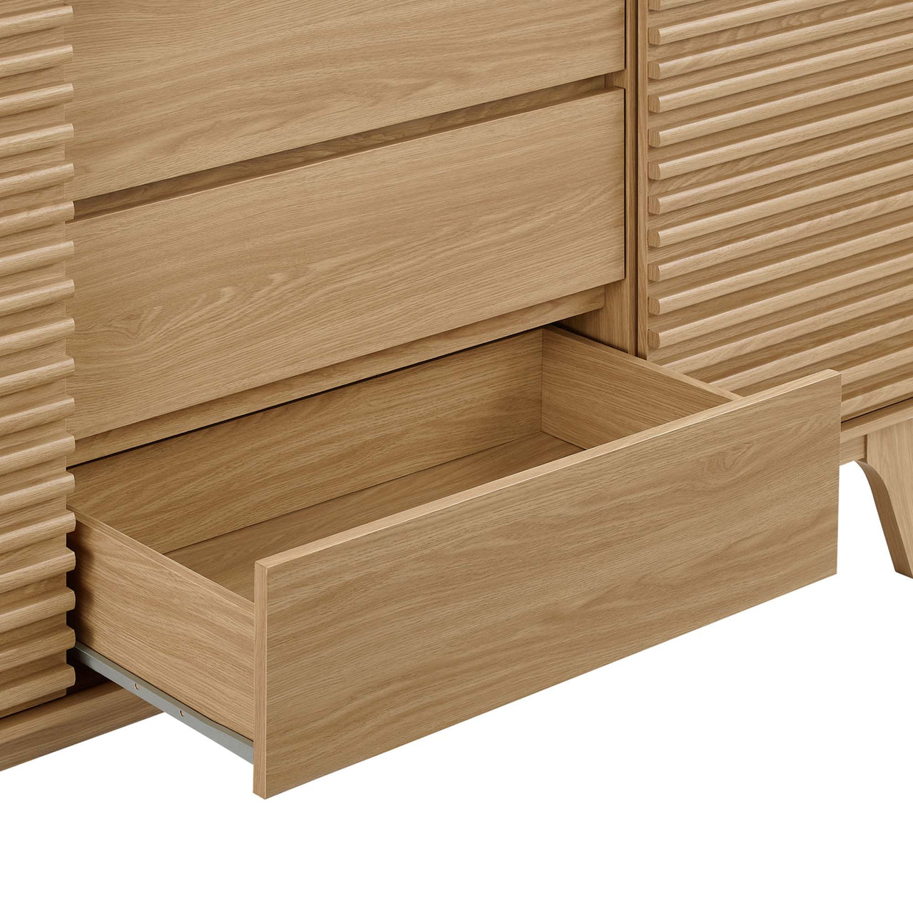 Ventra Sideboard Buffet Table | TV Stand, Medium, Oak