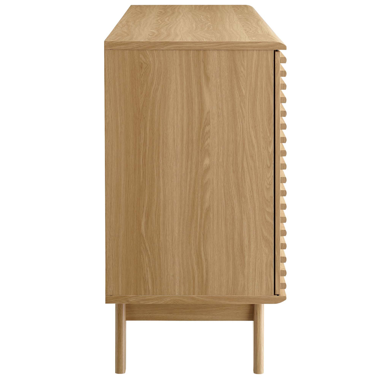 Ventra Sideboard Buffet Table | TV Stand, Medium, Oak
