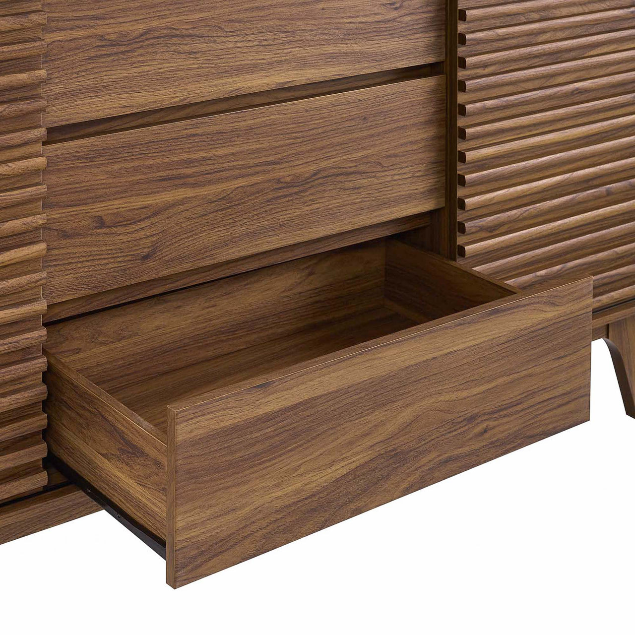 Ventra Sideboard Buffet Table | TV Stand, Medium, Walnut