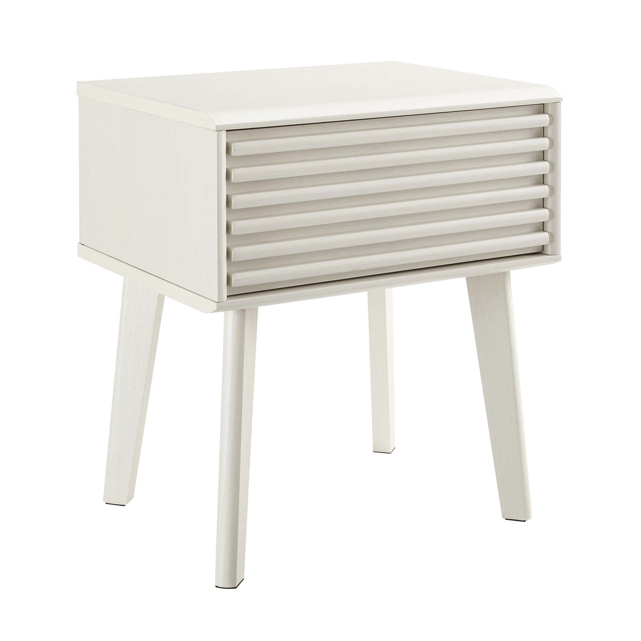 Ventra End Table, White
