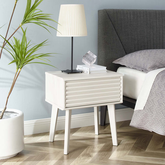 Ventra End Table, White